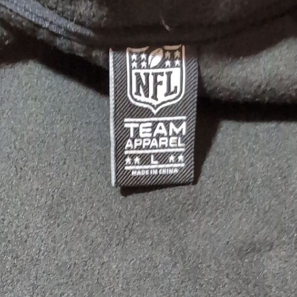 NWT NFL Black and Gold Mens Fleece Vest Large - Picture 5 of 10